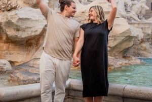 Roma: Privat fotoshoot ved Trevifontenen