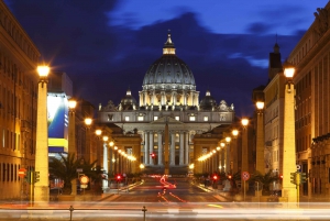 Rome: Private Sightseeing Night Tour by Car