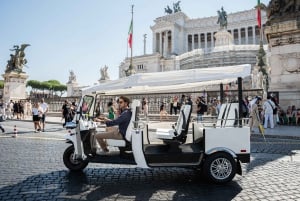 Roma: Tour privado en Tuk Tuk con servicio de recogida del hotel y Prosecco