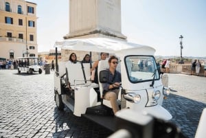 Roma: Tour privado en Tuk Tuk con servicio de recogida del hotel y Prosecco