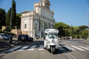 Roma: Tour privado en Tuk Tuk con servicio de recogida del hotel y Prosecco