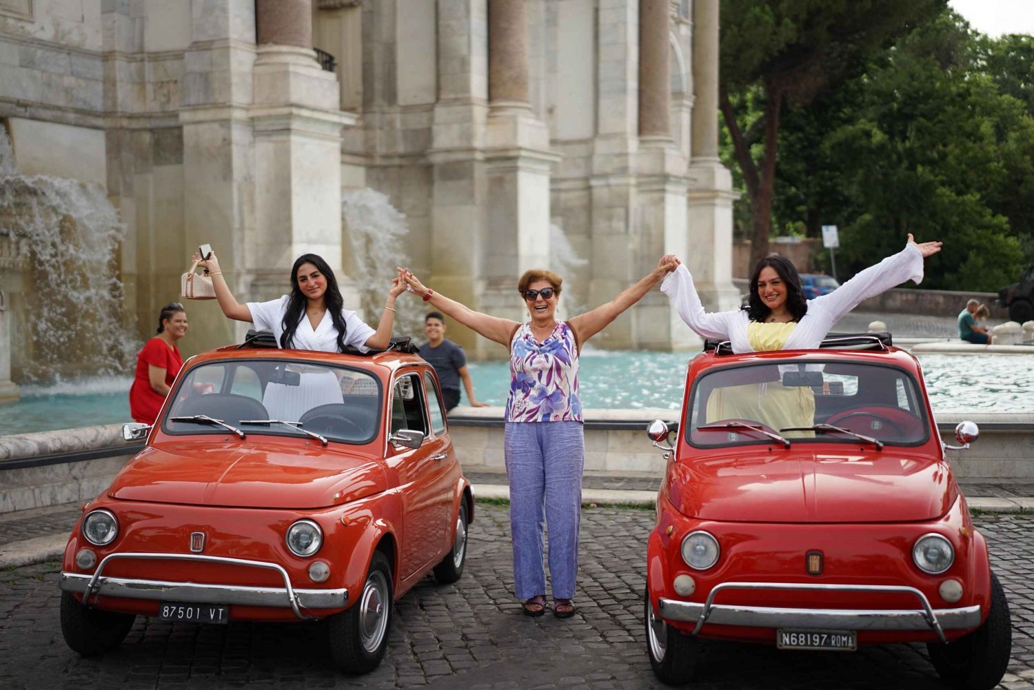 Rome: Retro Fiat500 Car Tour