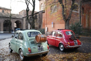 Rome Photoshoot with free Vintage Fiat 500 Transportation