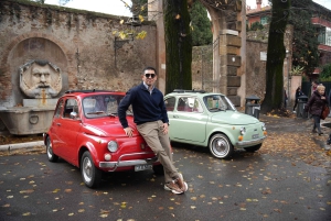 Rome Photoshoot with free Vintage Fiat 500 Transportation