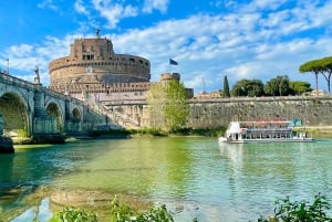 Rome Squares and Fountains Tour & River Boat Hop On Hop Off