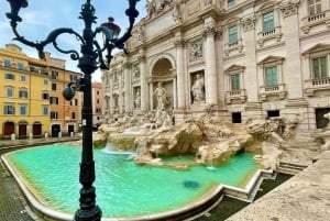 Rome Squares and Fountains Tour & River Boat Hop On Hop Off