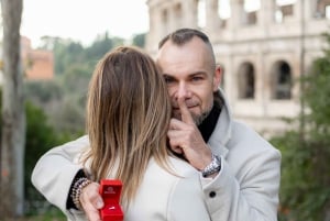 Rome : Séance photo pour une demande en mariage romantique