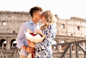 Rome : Séance photo pour une demande en mariage romantique