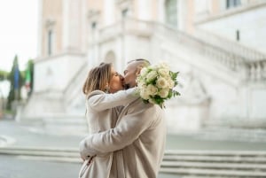 Rome : Séance photo pour une demande en mariage romantique