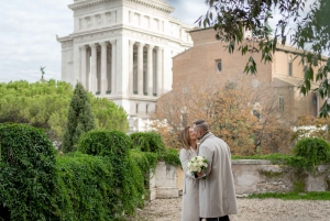 Rome : Séance photo pour une demande en mariage romantique