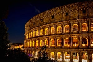 Rome: Small-Group Night Tour with Pizza and Gelato