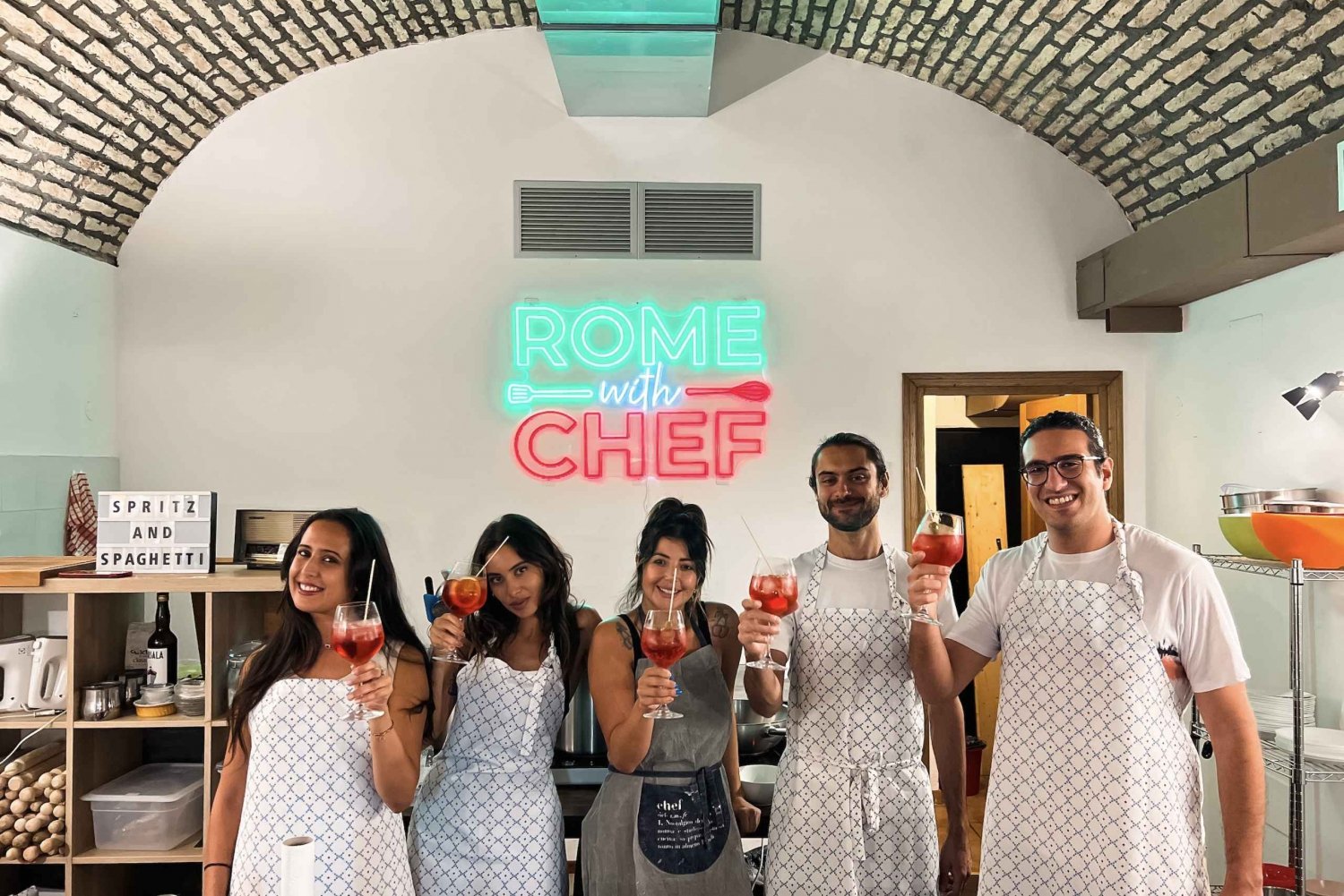 Rome: Spritz & Spaghetti Cooking Class