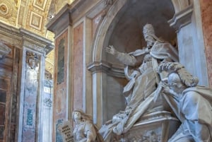 Roma: Visita à Basílica de São Pedro, La Pietà e Túmulos Papais