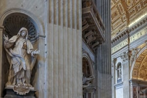 Roma: Visita à Basílica de São Pedro, La Pietà e Túmulos Papais