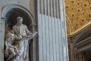 Roma: Visita à Basílica de São Pedro, La Pietà e Túmulos Papais