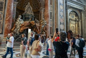 Rom: Tur til Peterskirken, La Pietà og de pavelige grave