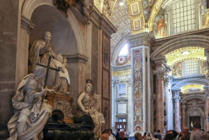 Rom: Tur til Peterskirken, La Pietà og de pavelige grave