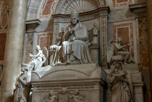 Rom: Tur til Peterskirken, La Pietà og de pavelige grave