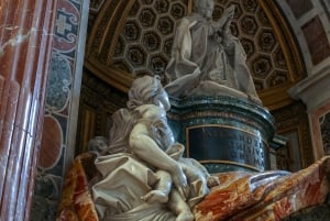 Rom: Tur til Peterskirken, La Pietà og de pavelige grave