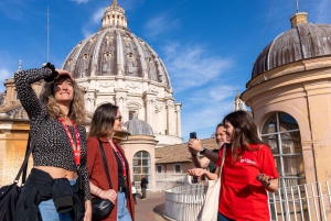 Roma: Tur i Peterskirken med bestigning av kuppelen og krypter