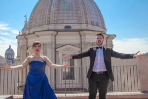 Rome: Terrazza Borromini Openluchtopera met aperitief