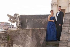 Roma: Terrazza Borromini utendørsopera med aperitiff