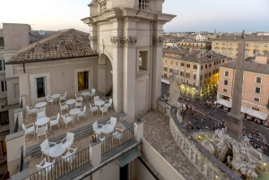 Roma: Terrazza Borromini utendørsopera med aperitiff