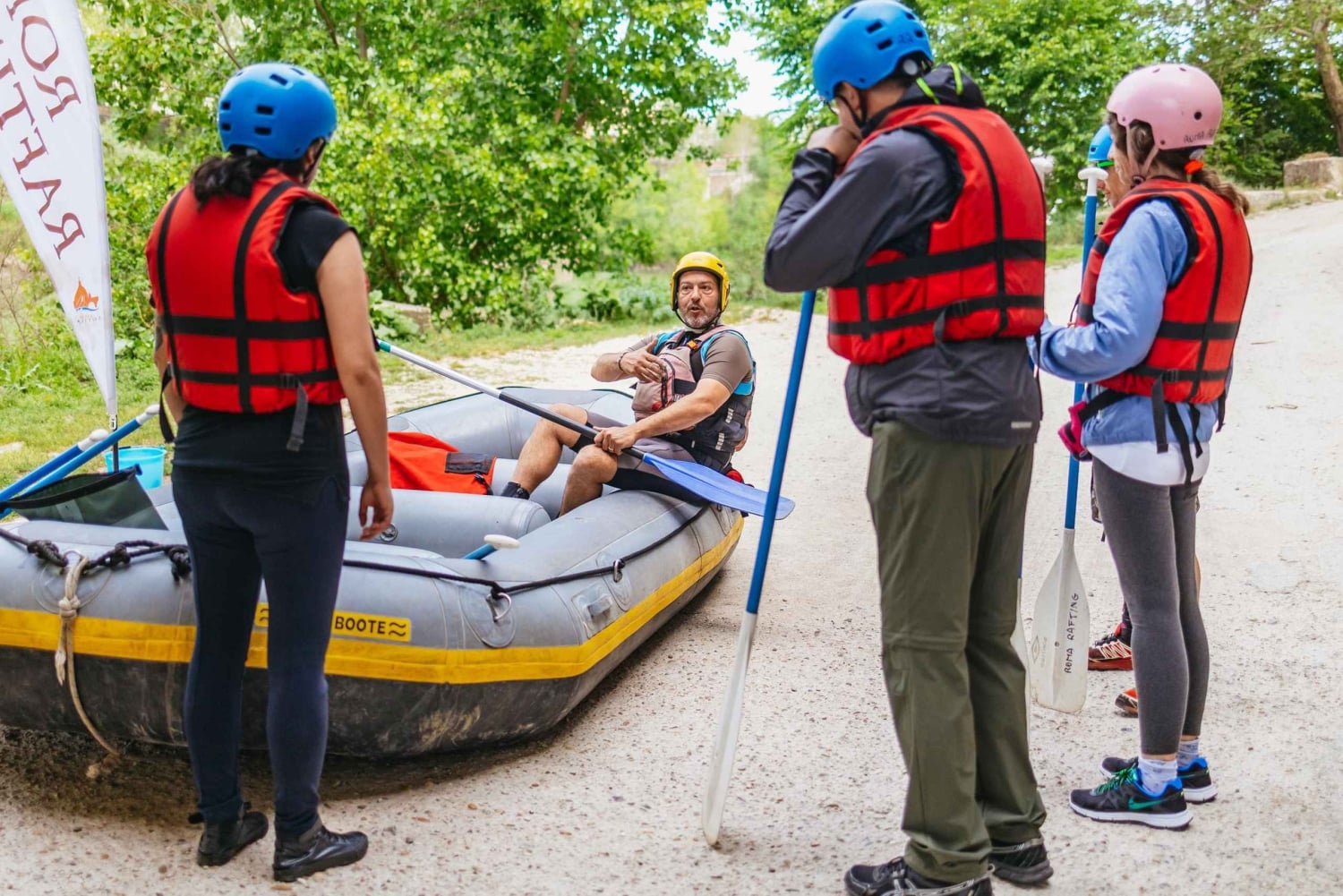 Roma: Tour di rafting urbano sul fiume Tevere con pizza romana