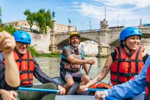 Roma: Tour di rafting urbano sul fiume Tevere con pizza romana