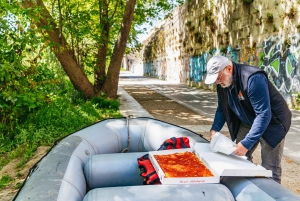 Roma: Tour di rafting urbano sul fiume Tevere con pizza romana