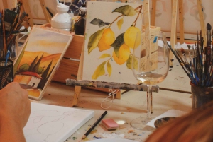 Rom: Tipsy Painting Class med fin vin og kunst