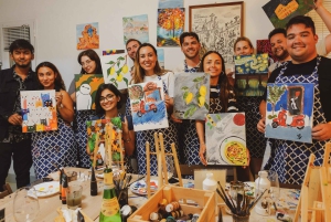 Rom: Tipsy Painting Class med fin vin og kunst