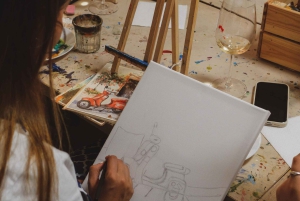 Rom: Tipsy Painting Class med fin vin og kunst