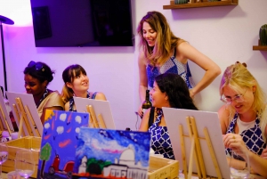 Rome: Painting Class with Unlimited Wine