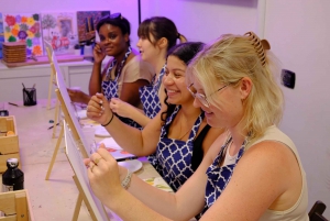 Rome: Painting Class with Unlimited Wine