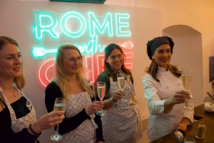 Rome: Tiramisu and Pasta Cooking Class near the Colosseum