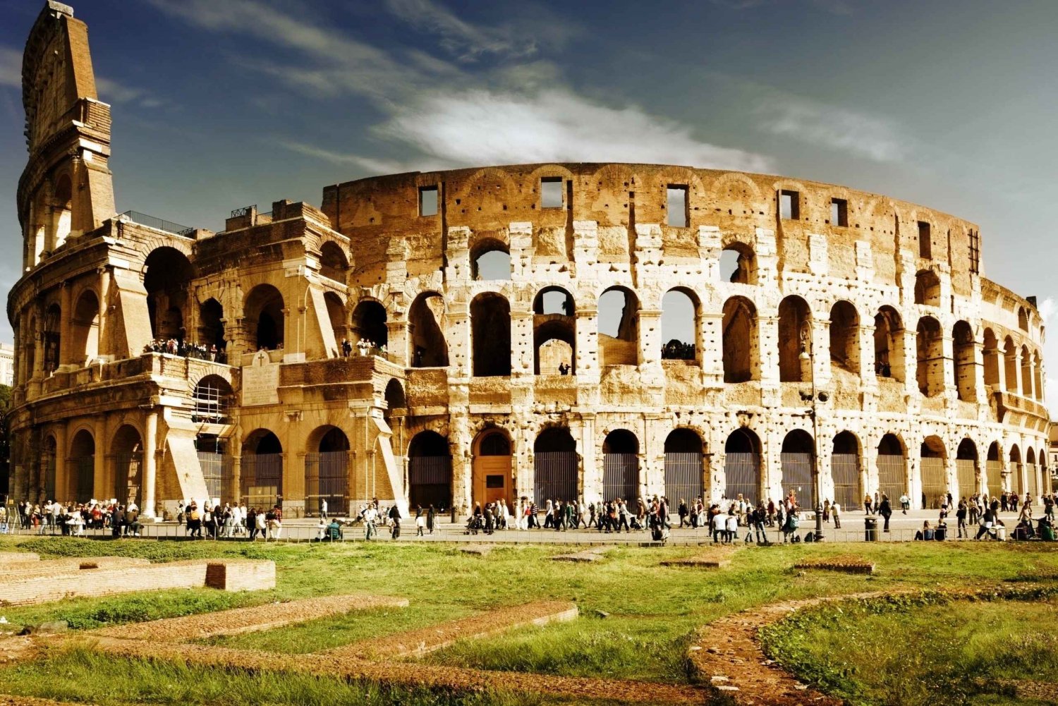 Rome: Tour of Colosseum Arena Floor with 1st and 2nd Levels