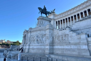 Rom: Tur til Victor Emmanuel-monumentet med mulighed for elevator