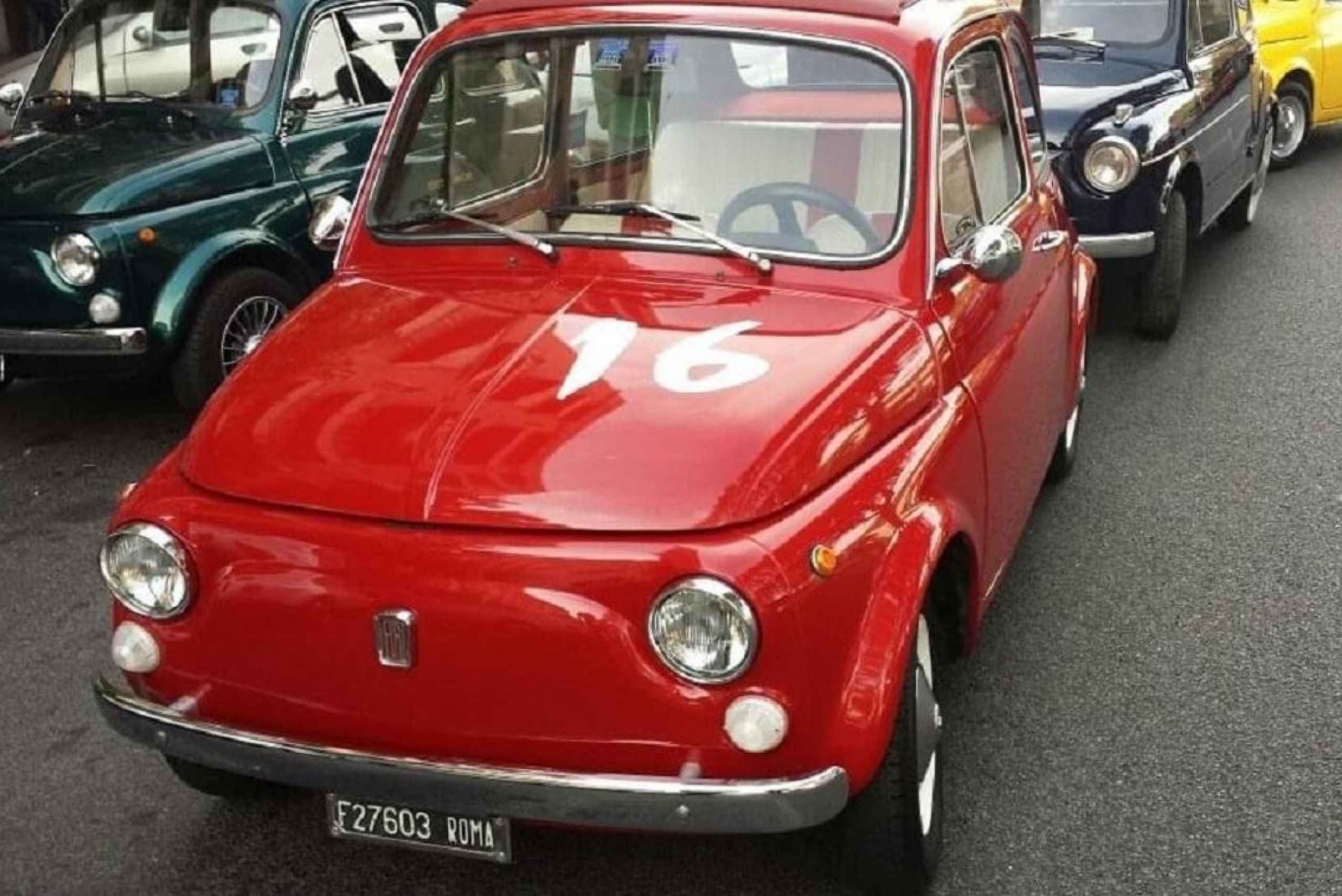 Rome: Fiat 500 Vintage Photo Tour
