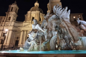 Rome: Trevi Fountain & Other Highlights Guided Tour at Night