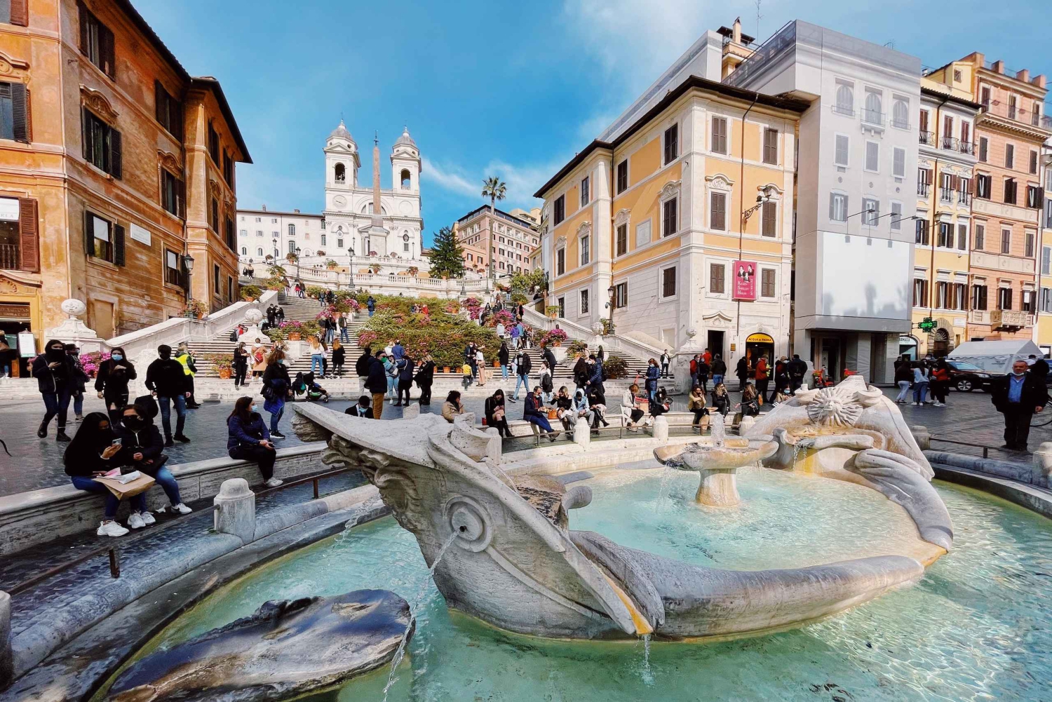 Rom: Trevi-Brunnen, unterirdisches Aquädukt und Spanische Treppe