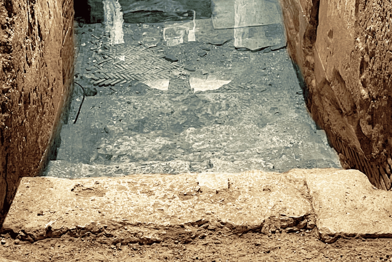 Rom: Trevifontænen under jorden tur med en lille gruppe