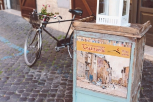 Roma: Tour gastronomico di Trastevere al crepuscolo con degustazione di vino
