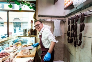 Roma: Tour gastronomico di Trastevere al crepuscolo con degustazione di vino