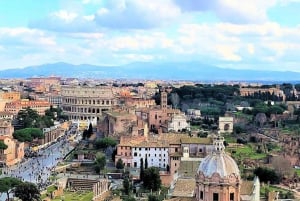 ローマバチカン、コロッセオ、主要広場ツアー（昼食・車付