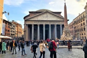 ローマバチカン、コロッセオ、主要広場ツアー（昼食・車付