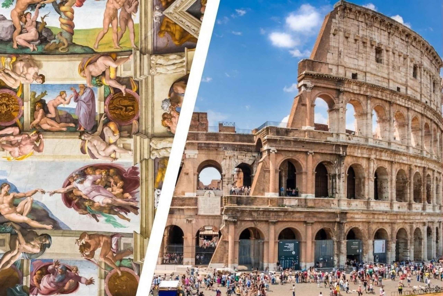Rome: Vatican Museum Tour and Colosseum Experience