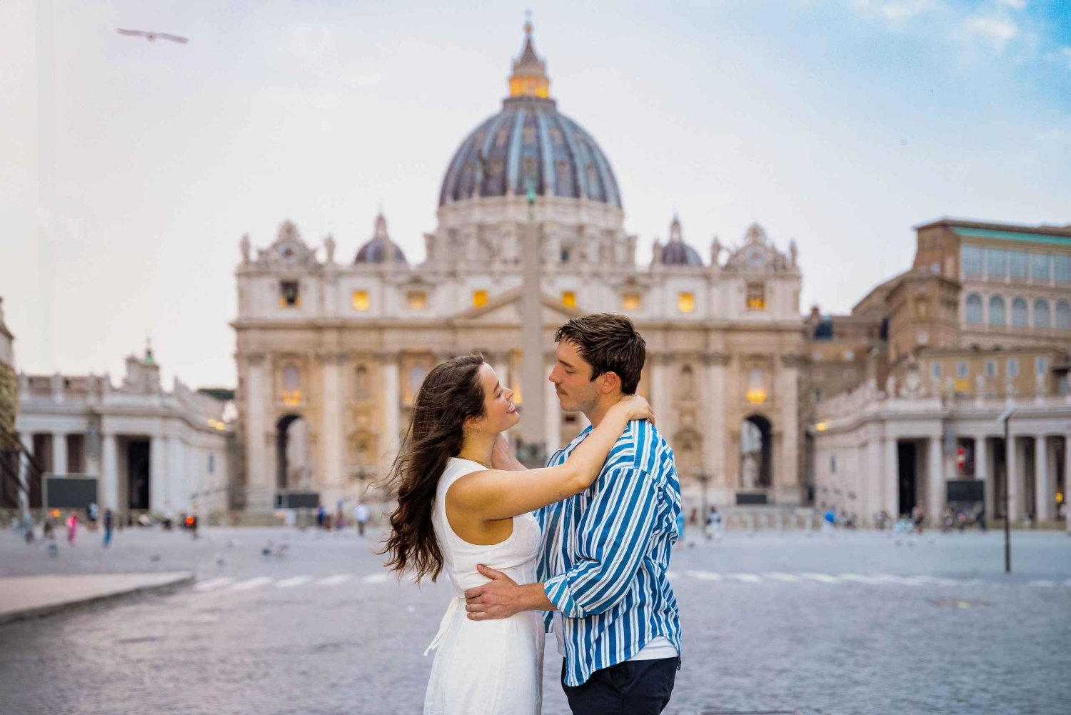 Rome : séance photo privée au Vatican et au château Saint-Ange