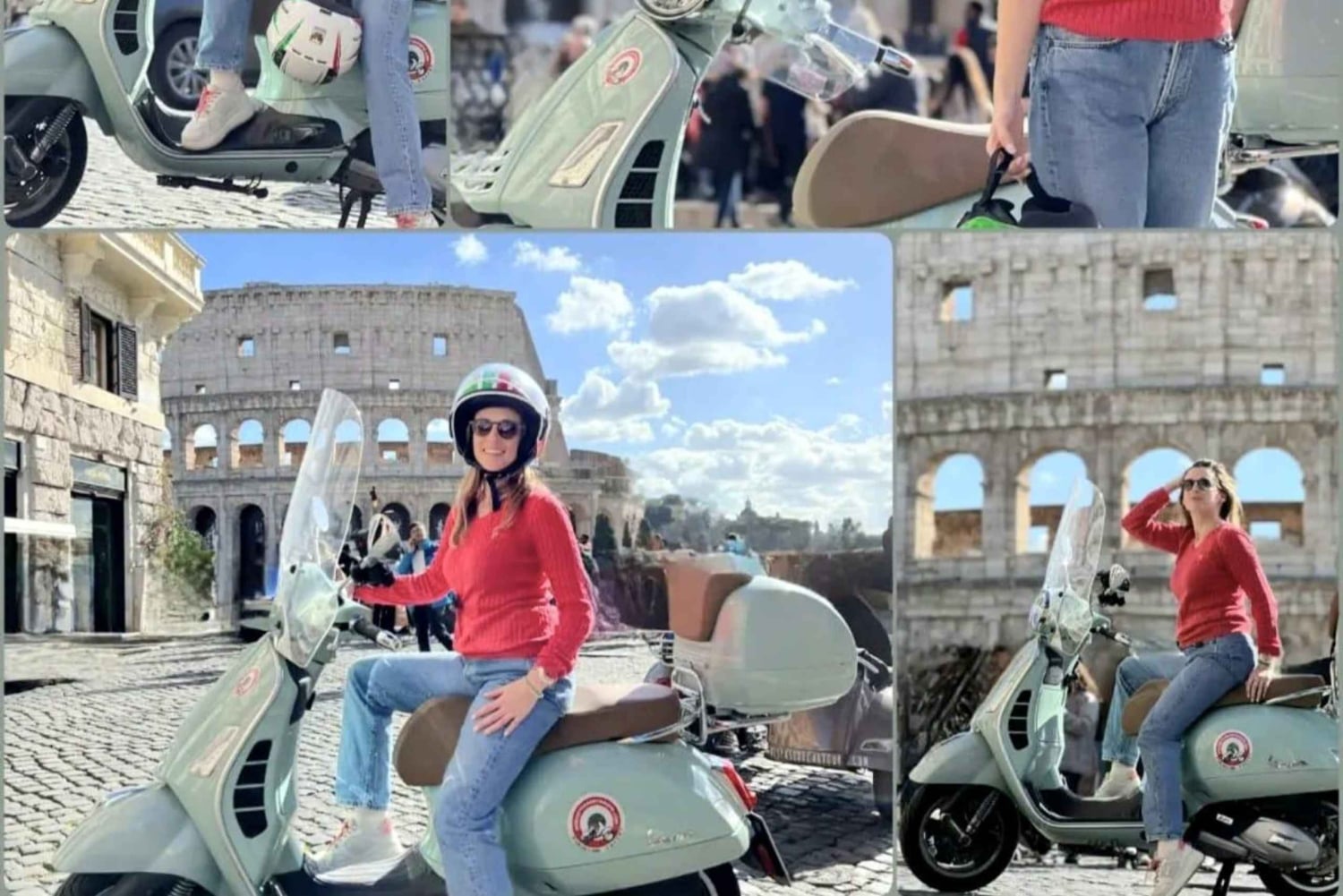 Rome: Vespa 125cc Daily rental ( Rome Termini & Vatican )