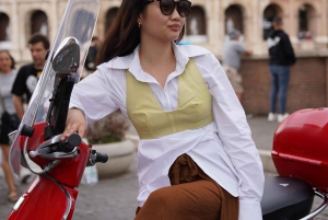 Roma: City Tour de Vespa com os pontos turísticos históricos da cidade